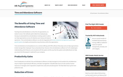 Time and Attendance Software - HR Payroll Systems