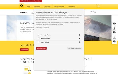 E-Post Cloud kostenlos & sicher nutzen | Deutsche Post | E ...