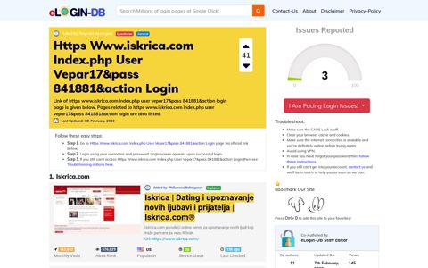 1. Iskrica.com - A database full of login pages from all over the ...