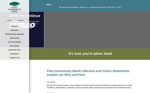 Home › Flint Community Bank