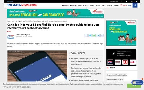 Can't log in to your FB profile? Here's a step-by-step guide to ...