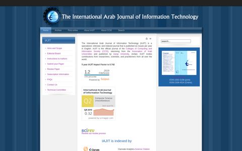 The International Arab Journal of Information Technology: IAJIT