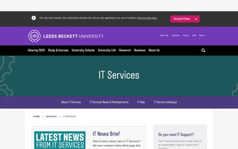 IT Services - Leeds Beckett University