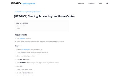 [HC2/HCL] Sharing Access to your Home Center | FIBARO ...