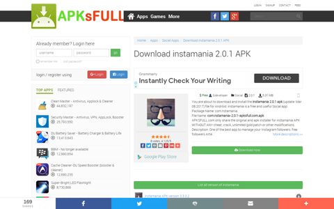 Download instamania APK 2.0.1 Full | ApksFULL.com