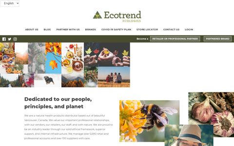 Ecotrend Ecologics | Natural Health Product Distributor