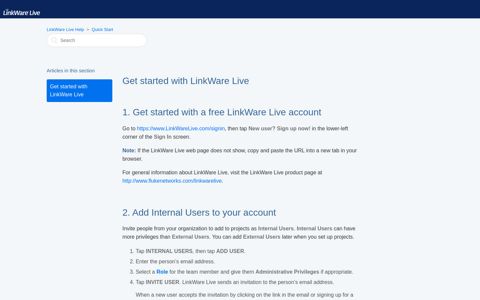 Get started with LinkWare Live – LinkWare Live Help