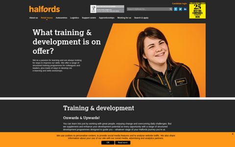 Training & Development in Halfords Retail | Halfords Careers