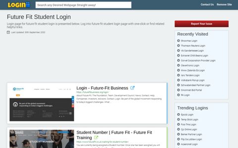 Future Fit Student Login - Loginii.com