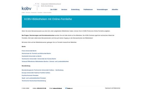 Online-Fernleihe – KOBV