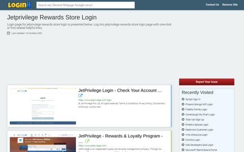 Jetprivilege Rewards Store Login - Loginii.com