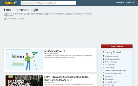 Lmn Landscape Login - Straight Path to Any Login Page!