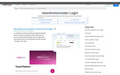 Islandviewinsider Login - Myinsider.com website. Island View ...