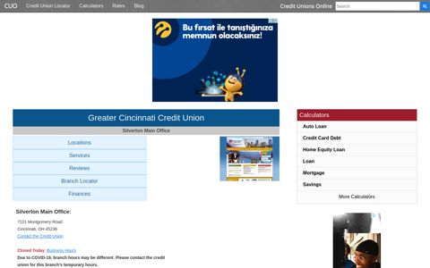 Greater Cincinnati Credit Union - Cincinnati, OH
