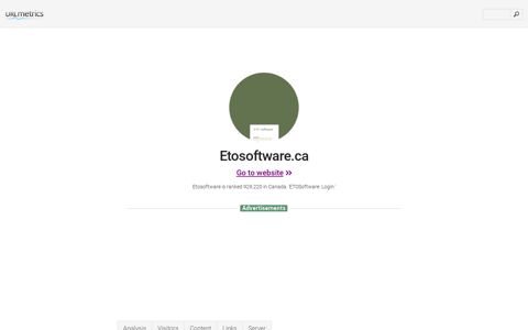 www.Etosoftware.ca - ETOSoftware: Login - ca-urlm.com
