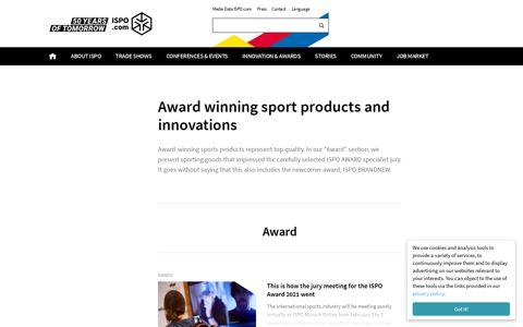 Award winning sport products and innovations - Ispo.com