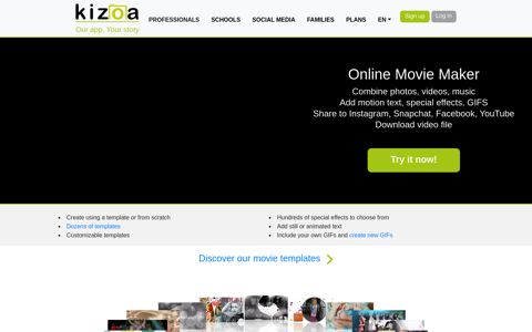 1 Free Online Movie Maker - Kizoa