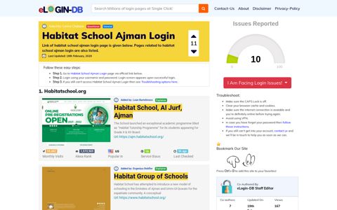 Habitat School Ajman Login