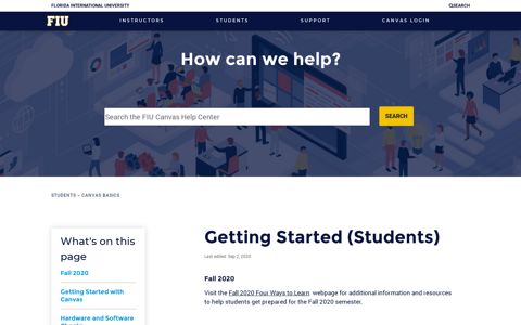 Getting Started (Students) - Canvas