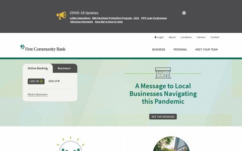 First Community Bank | SC & GA Business & Personal Banking