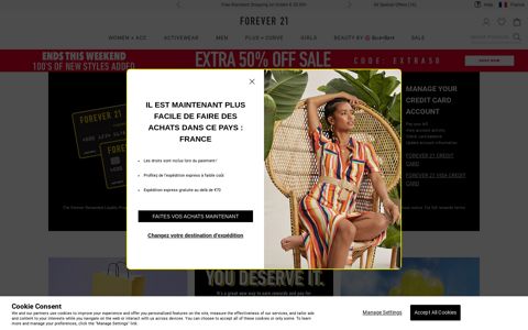 Card Benefit | Forever 21