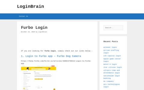 Furbo - Login To Furbo App Â€“ Furbo Dog Camera - LoginBrain