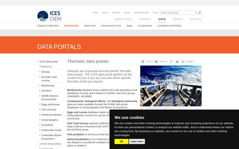 ICES data portals