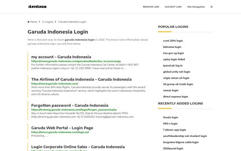 Garuda Indonesia Login ❤️ One Click Access