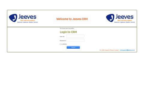 Login Page - jeeves.co.in