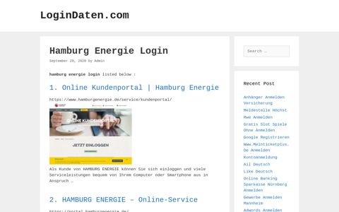 Hamburg Energie Login - LoginDaten.com
