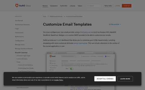 Customize Email Templates - Auth0