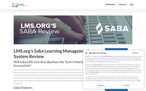 Saba Learning Management System Review - Top LMS ...
