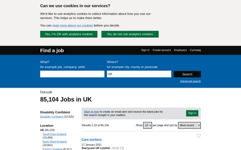97,862 Jobs in UK