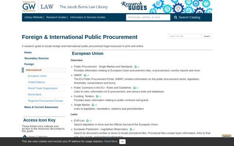 Foreign & International Public Procurement - Library - LibGuides