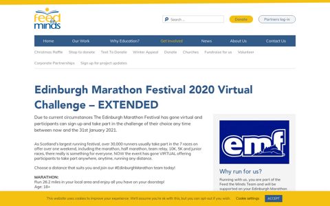 Edinburgh Marathon Festival 2020 Virtual Challenge - Feed ...