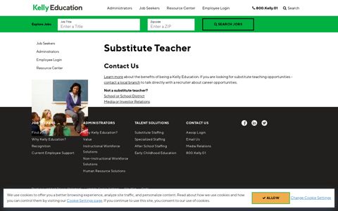 Substitute Teacher | Contact US - Kelly Educational Staffing