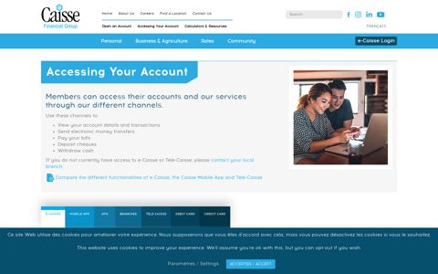 Accessing Your Account | Caisse Financial GroupCaisse ...