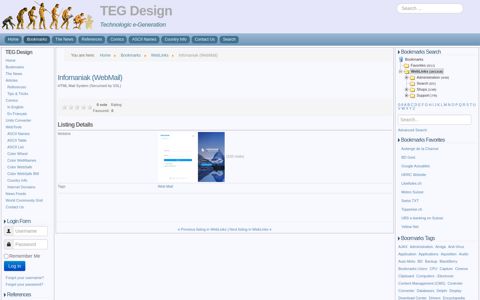 Infomaniak (WebMail) - TEG Design