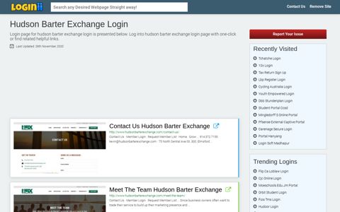 Hudson Barter Exchange Login - Loginii.com