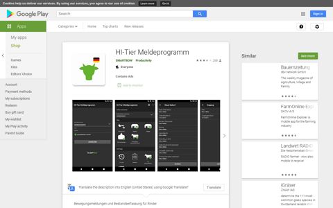 HI-Tier Meldeprogramm - Apps on Google Play