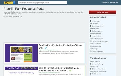 Franklin Park Pediatrics Portal - Loginii.com