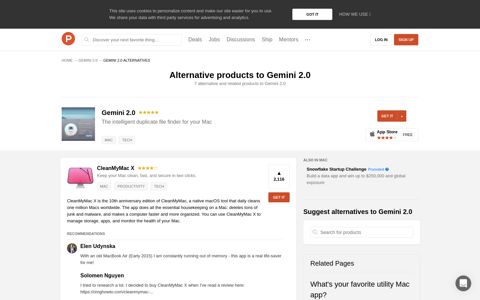 7 Alternatives to Gemini 2.0 for Mac | Product Hunt