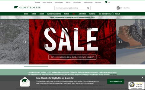 Outdoor-Ausrüstung online kaufen | Globetrotter.de