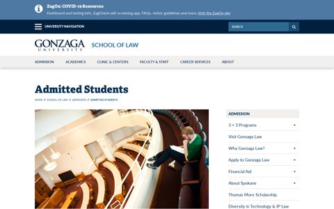 Admitted Students | Gonzaga University School of Law ...