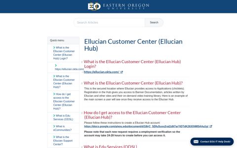 What is the Ellucian Customer Center (Ellucian Hub) Login?