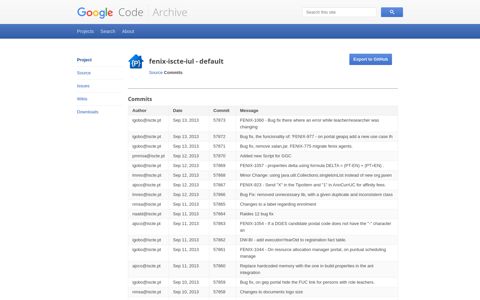 fenix-iscte-iul - default - Google Code Archive - Long-term ...
