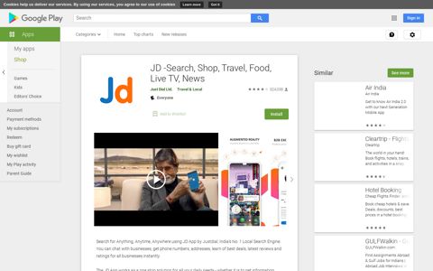 JD -Search, Shop, Travel, Food, Live TV, News - Apps on ...