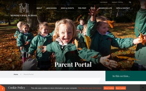 Parent Portal - Mowden Hall School