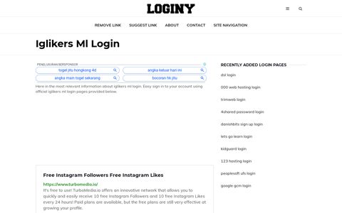 Iglikers Ml Login ✔️ One Click Login - loginy.co.uk