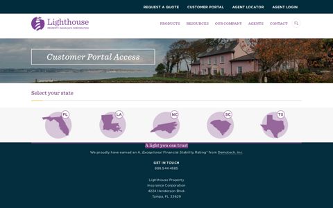 Customer Portal Login | Lighthouse Insurance